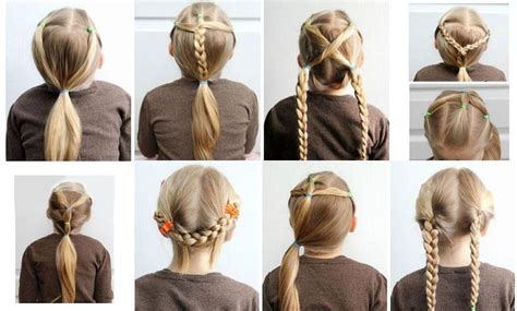 Çocuklar için kolay saç modelleri